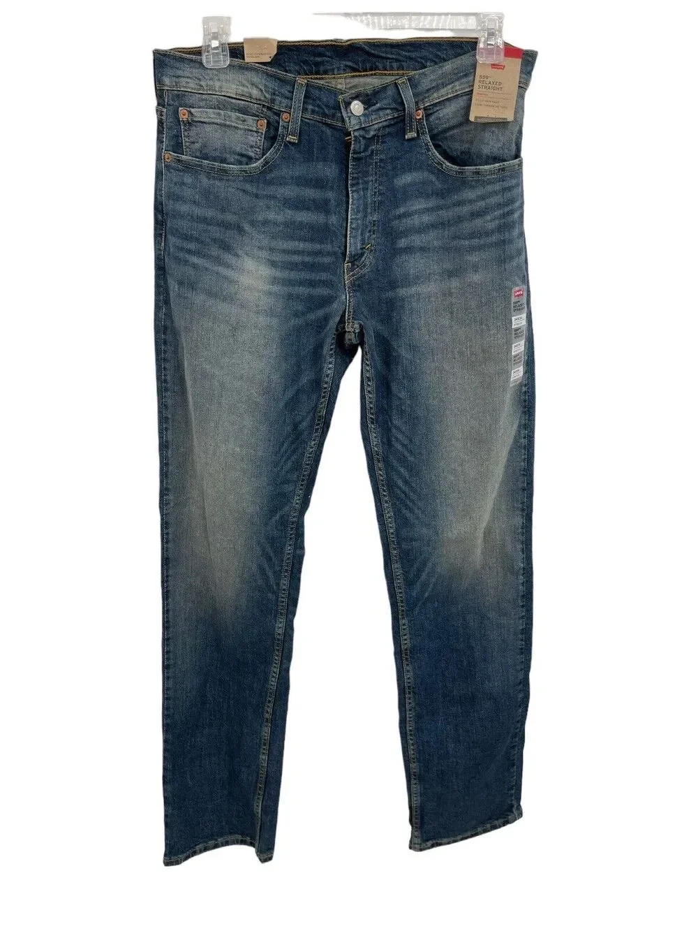 NWT Levi’s 559 Jeans Relaxed Straight Stretch Waist 37” 34 Inseam